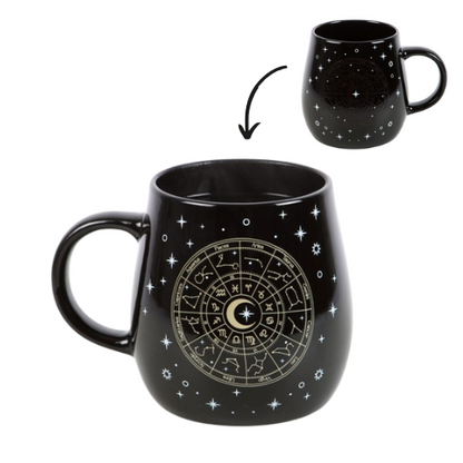 Astrology Wheel Heat Change Mug