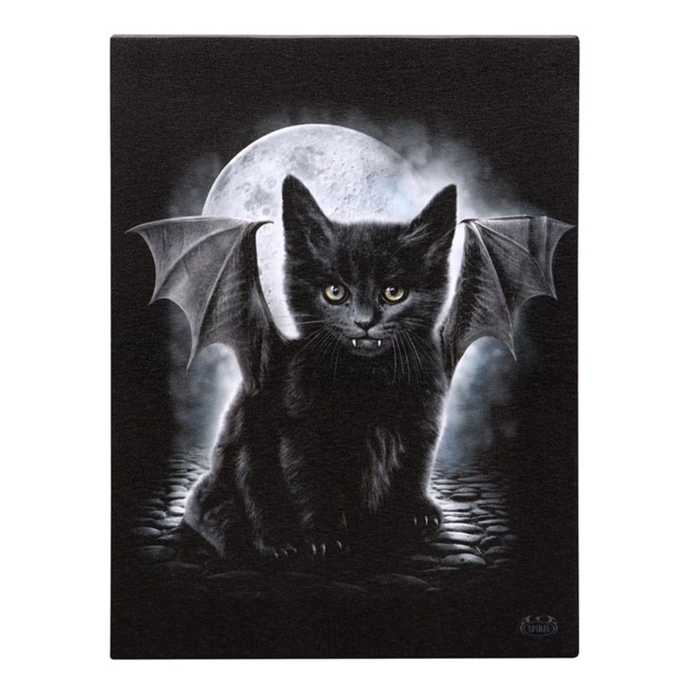 Bat Cat Canvas by Spiral Direct