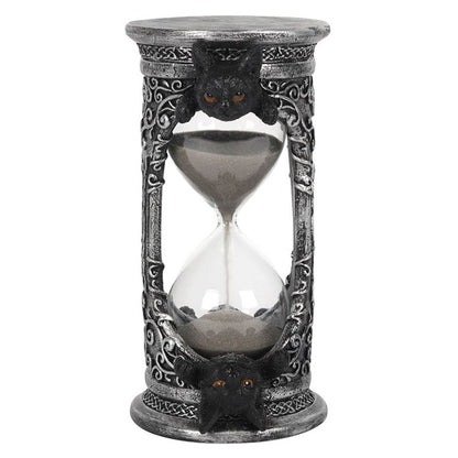 Black Cat Hourglass Minute Timer