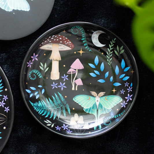 Round Dark Forest Trinket Dish