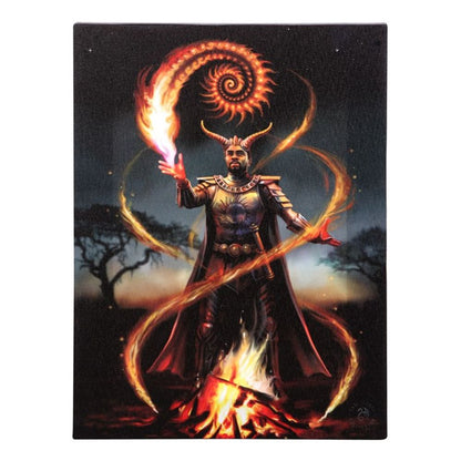 Fire Element Wizard Canvas