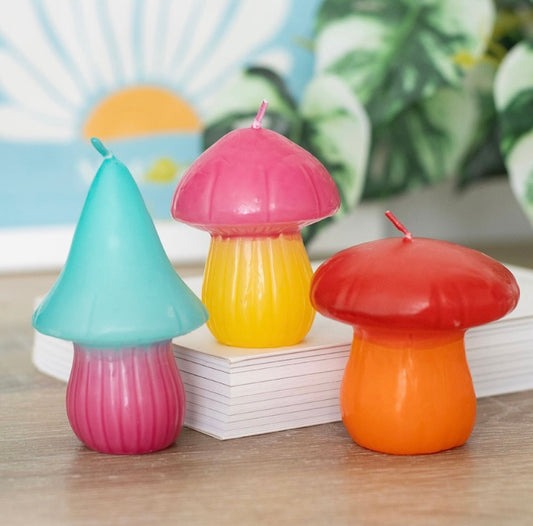 Set of 3 Funky Fungi Candles