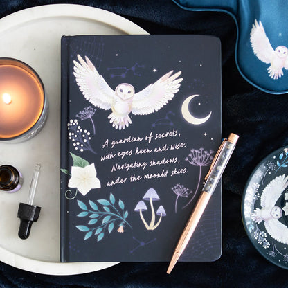 Night Owl Notebook & Sodalite Pen Set