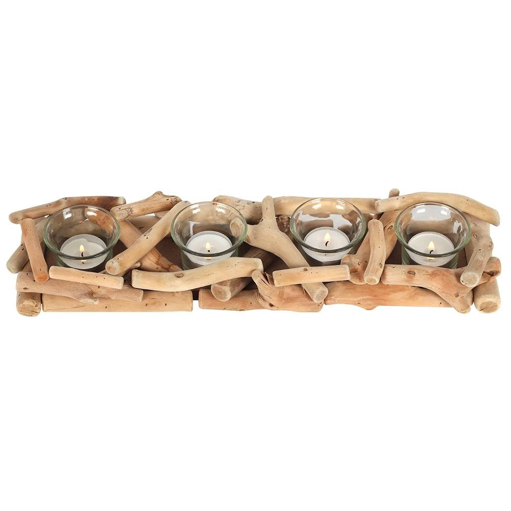 Driftwood Tealight Candle Holder