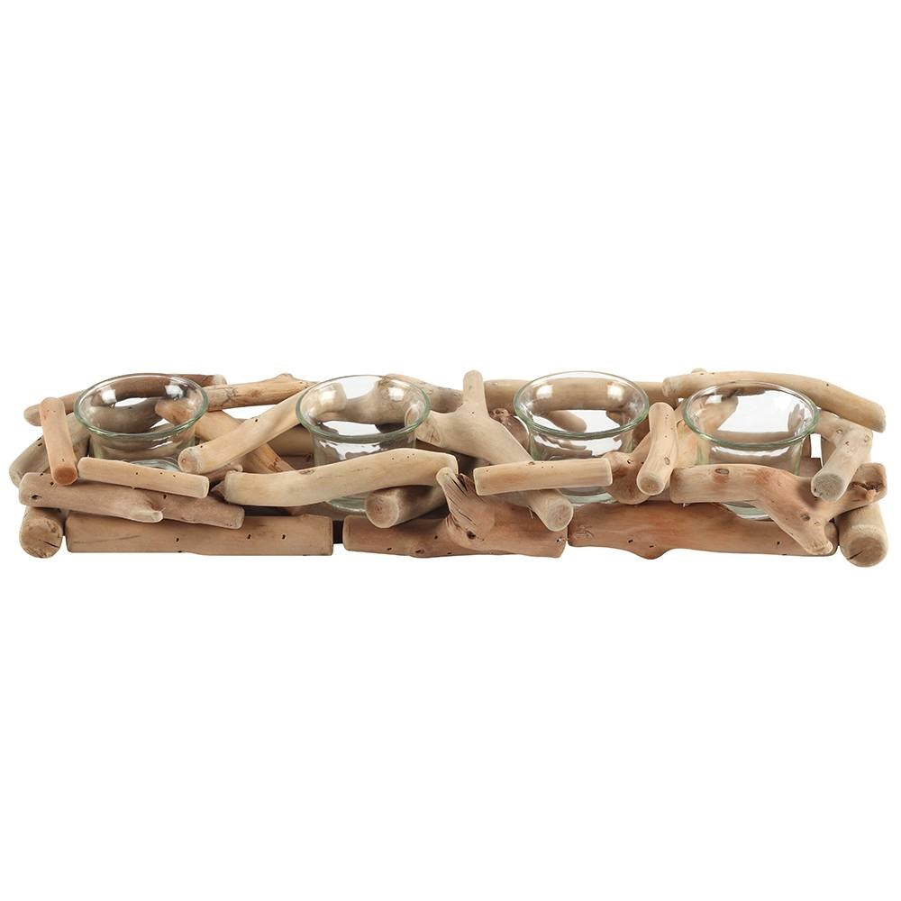 Driftwood Tealight Candle Holder