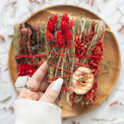 Ritual Wand Smudge Stick with Rosemary and Yerba Santa Sage