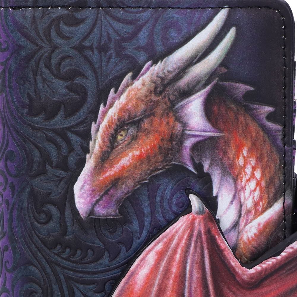 Red Take Flight Embossed Purse