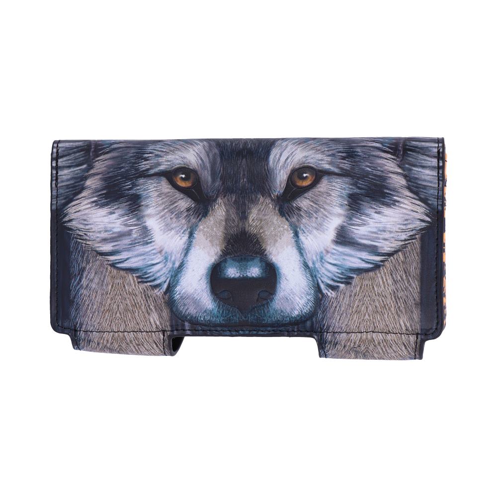 Guardian Wolf Embossed Purse