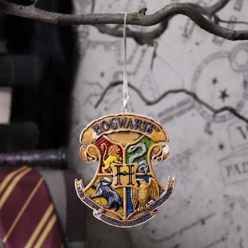 Hogwarts Crest Hanging Ornament