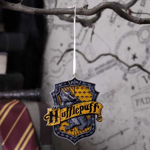 Hufflepuff Crest Hanging Ornament