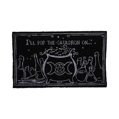 'I'll Pop the Cauldron On' Doormat