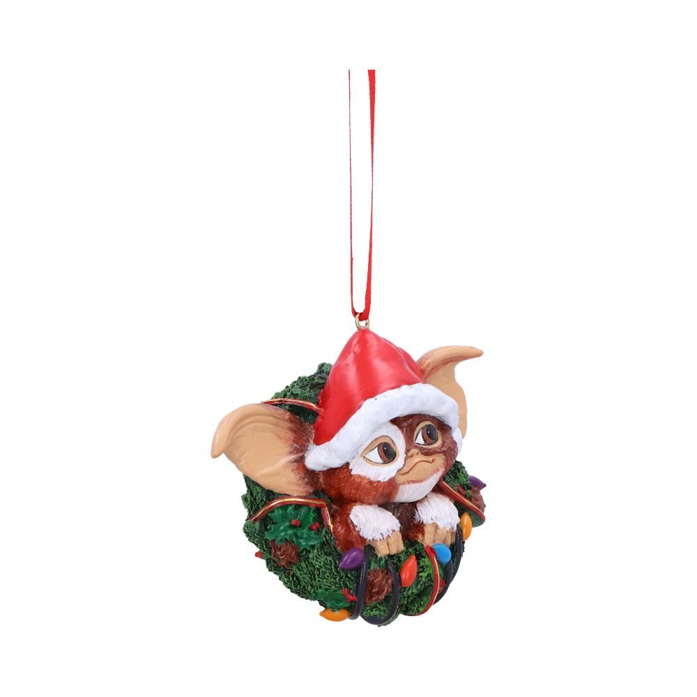 Gizmo in Wreath Hanging Ornament