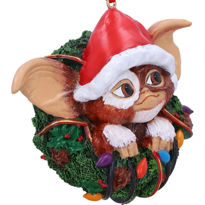 Gizmo in Wreath Hanging Ornament