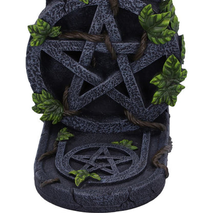 Aged Pentagram Incense Burner