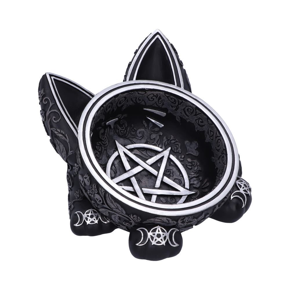 Black Cat Magic Trinket Tray