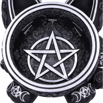 Black Cat Magic Trinket Tray