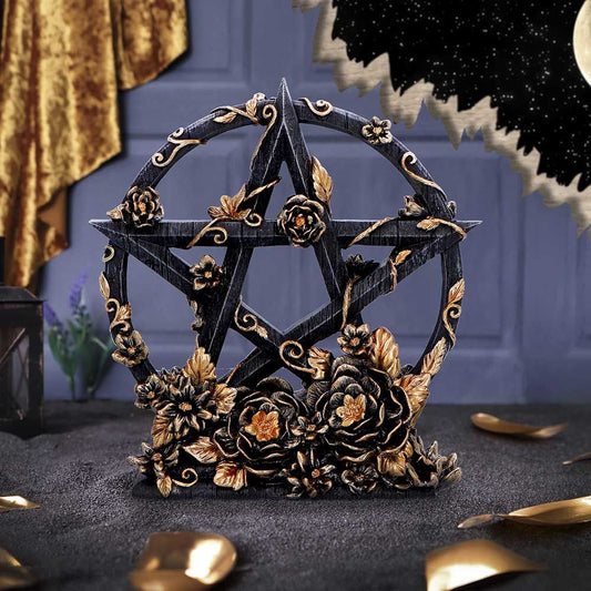 Floral Pentagram Sculpture