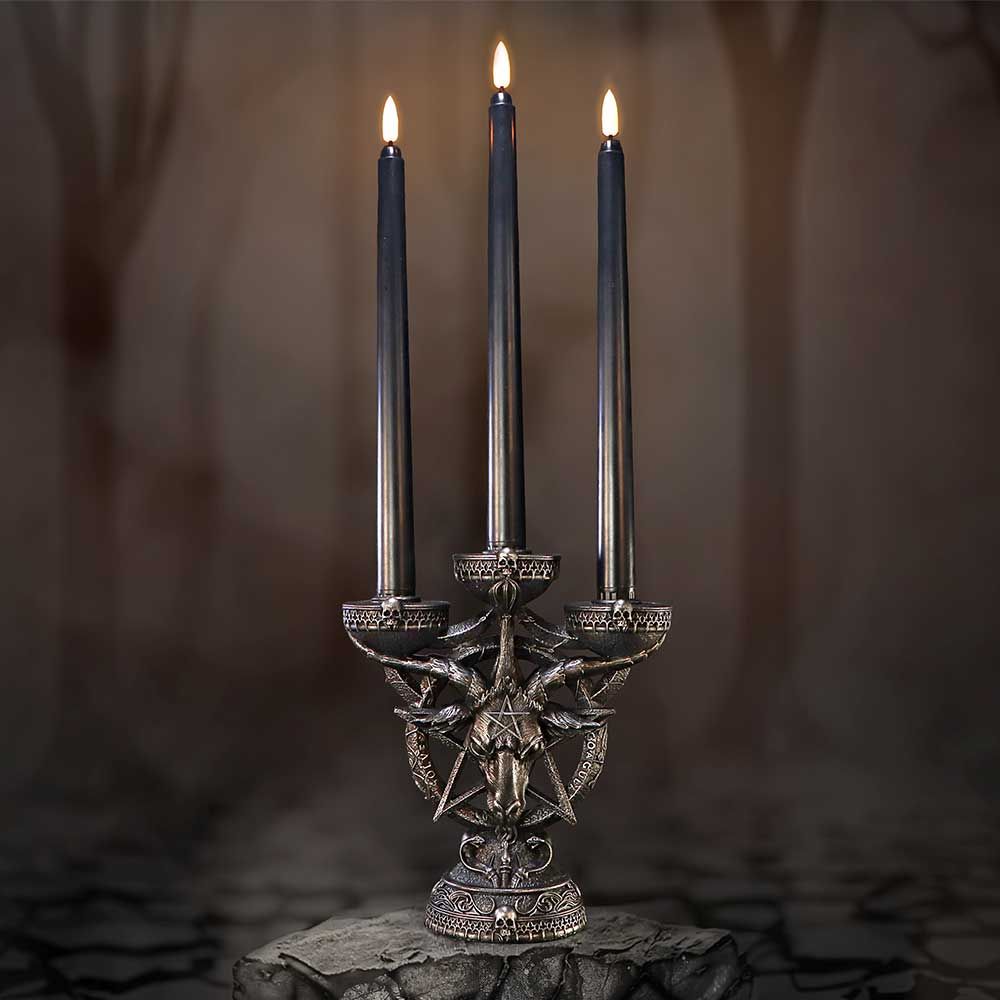 Baphomet's Radiance LED Candelabra