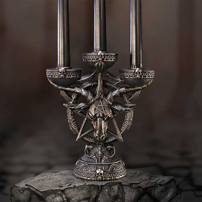 Baphomet's Radiance LED Candelabra