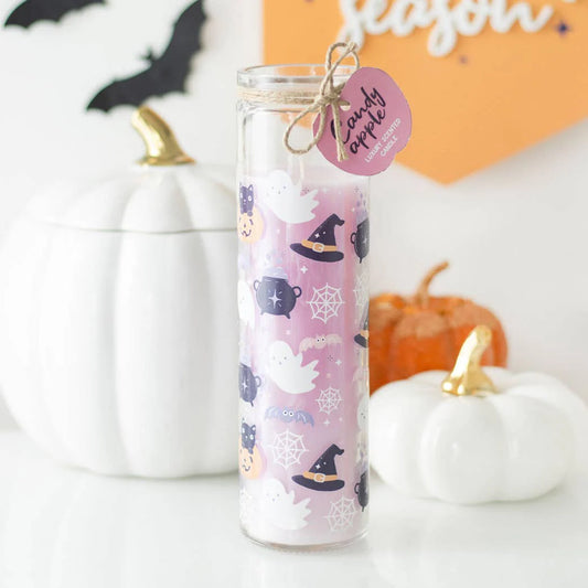 Candy Apple Scented Halloween Tube Candle