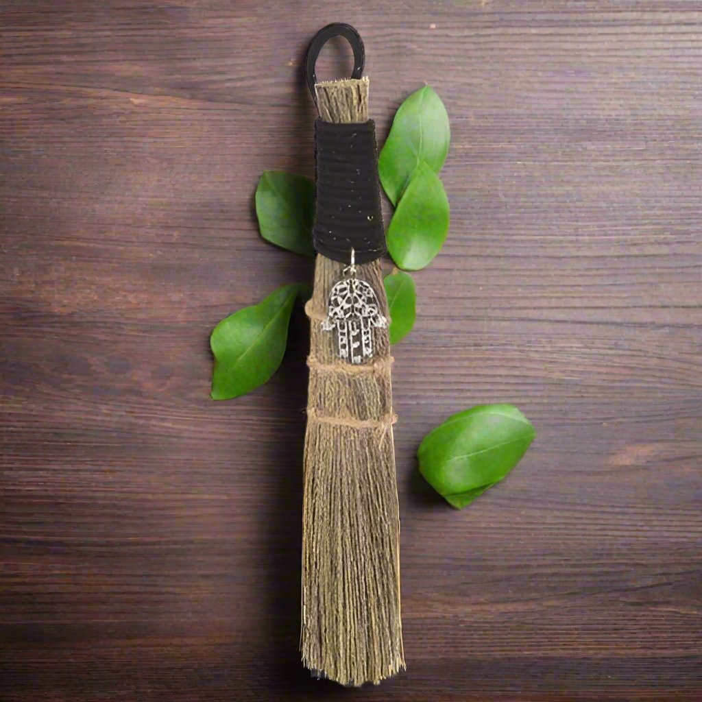 Small Charm Hamsa Hand Charm Besom Broom