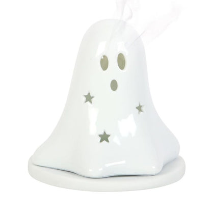 The Little Ghost Tealight and Incense Cone Holder