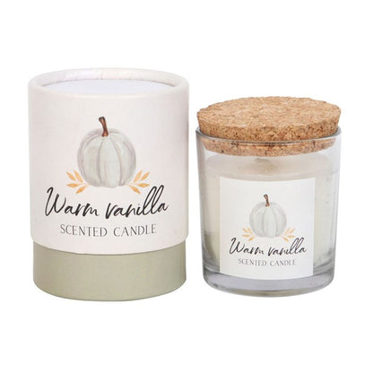 Cosy Pumpkin Warm Vanilla Fragranced Candle