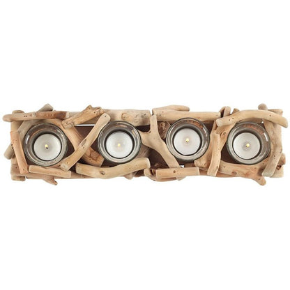 Driftwood Tealight Candle Holder