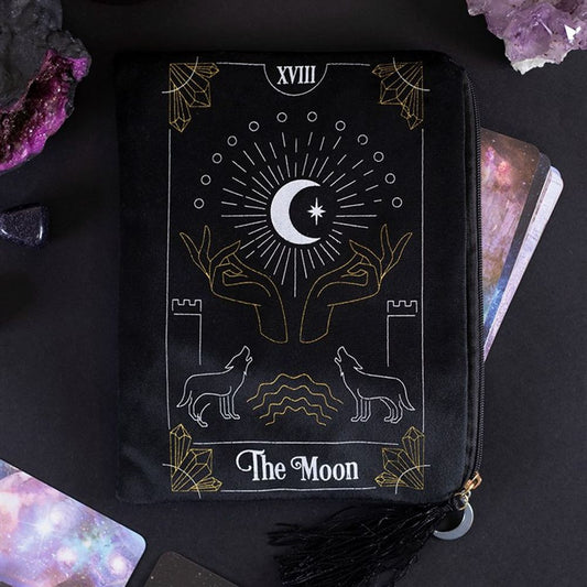 The Moon Tarot Card Zippered Bag