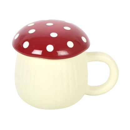 Mushroom Mug with Lid