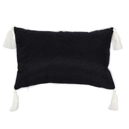 Triple Moon Tassle Cushion