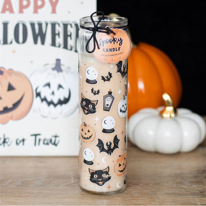 Spooky Spiced Pumpkin Scented Tube Candle