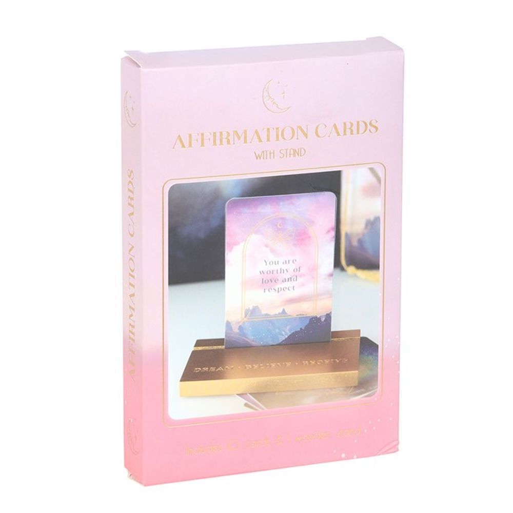 Ethereal Affirmation Cards and Stand Set