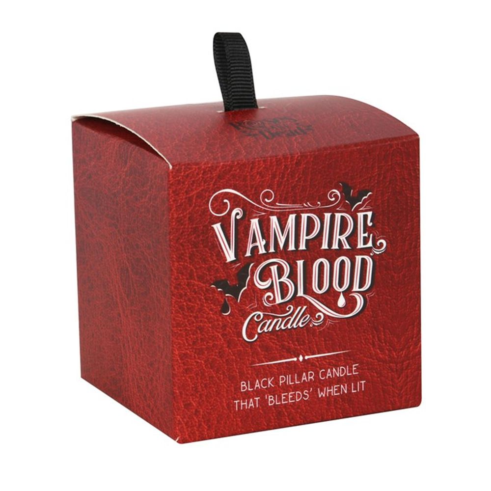 Small Vampire Blood Bleeding Pillar Candle