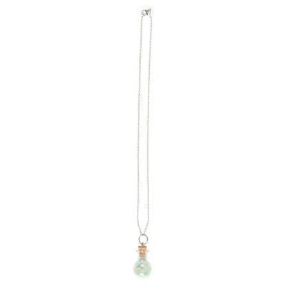 Luck Green Aventurine Crystal Potion Bottle Necklace