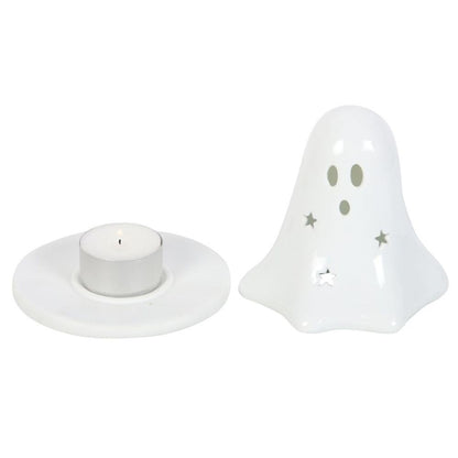 The Little Ghost Tealight and Incense Cone Holder