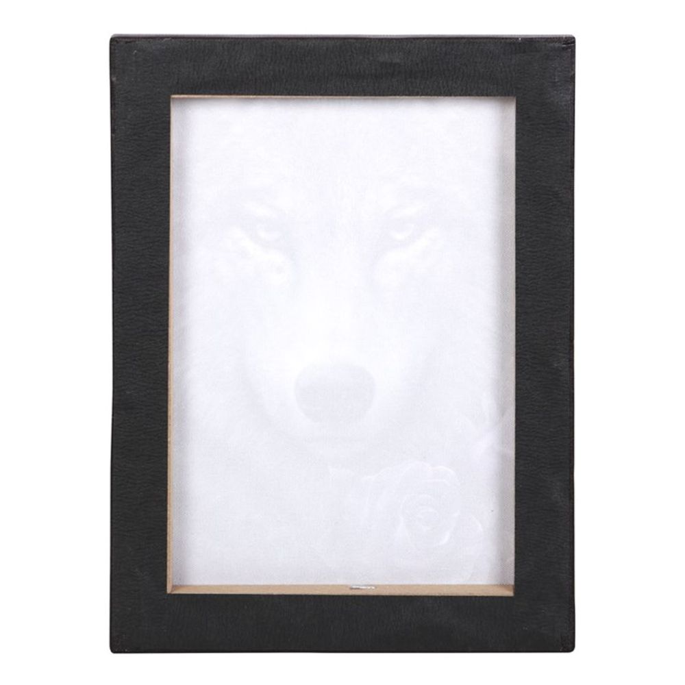 Wolf Roses Canvas Plaque