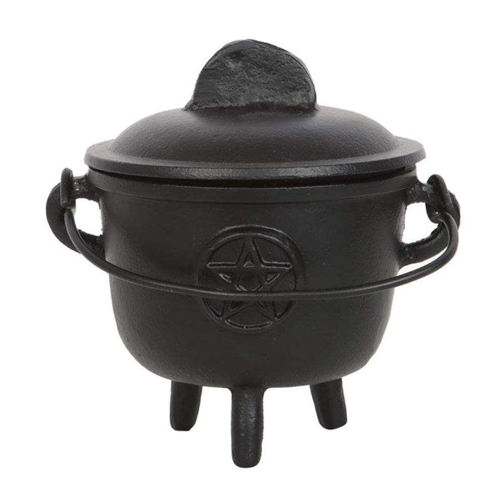 Small Cast Iron Pentagram Cauldron