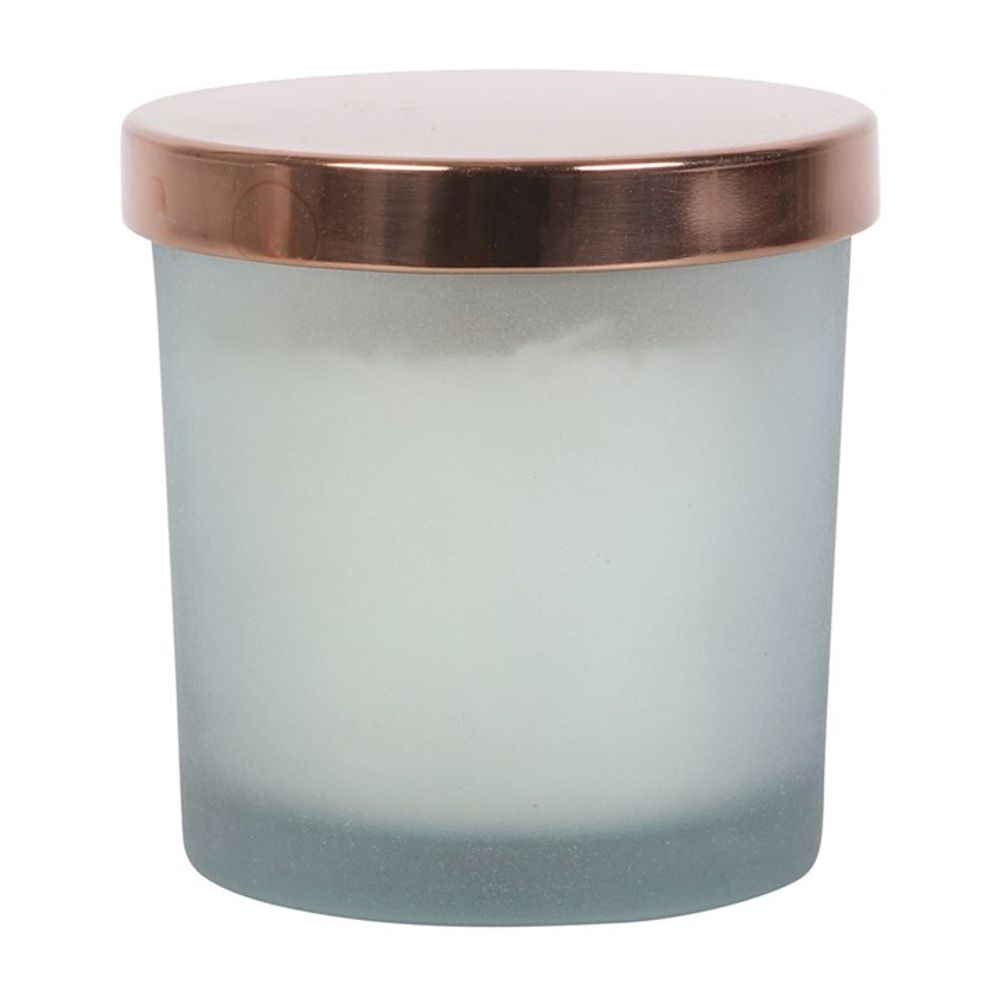 Positive Energy Candle with White Sage and Clear Quartz Crystal Infusion