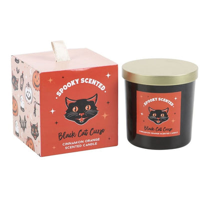 The Black Cat Curse Cinnamon & Orange Scented Candle