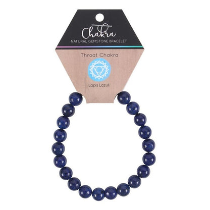 Throat Chakra Lapis Lazuli Natural Gemstone Bracelet