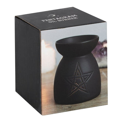 Pentagram Cut Out Oil Burner