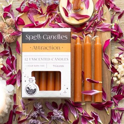 Pack of 12 Attraction Spell Candles