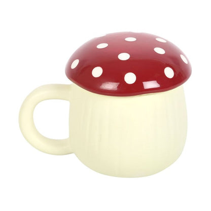 Mushroom Mug with Lid