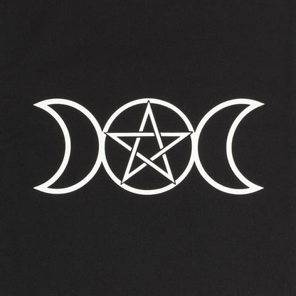 Pentagram Triple Moon Tote Bag