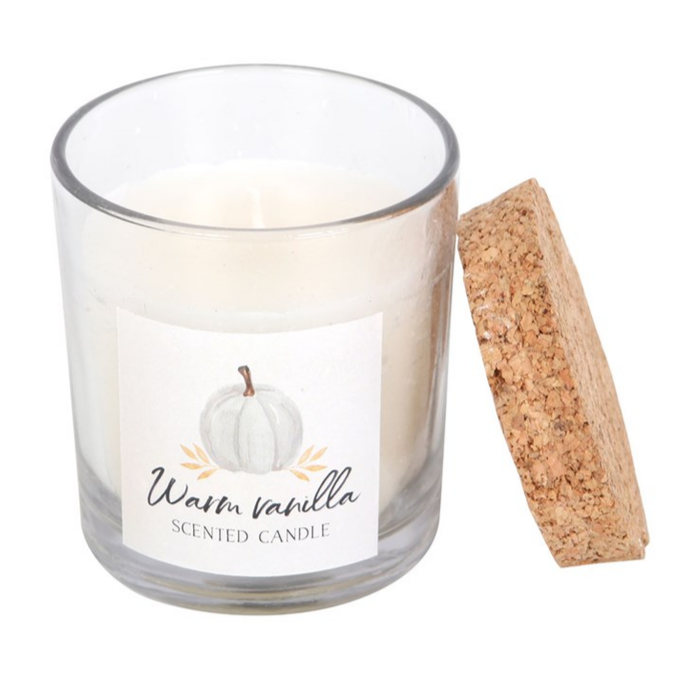 Cosy Pumpkin Warm Vanilla Fragranced Candle