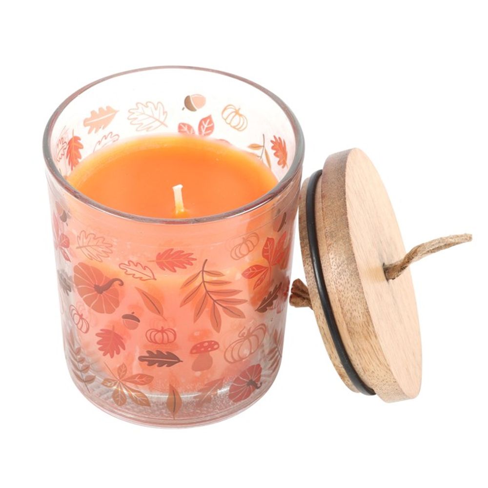 Autumn Leaves Cinnamon & Orange Infused Candle