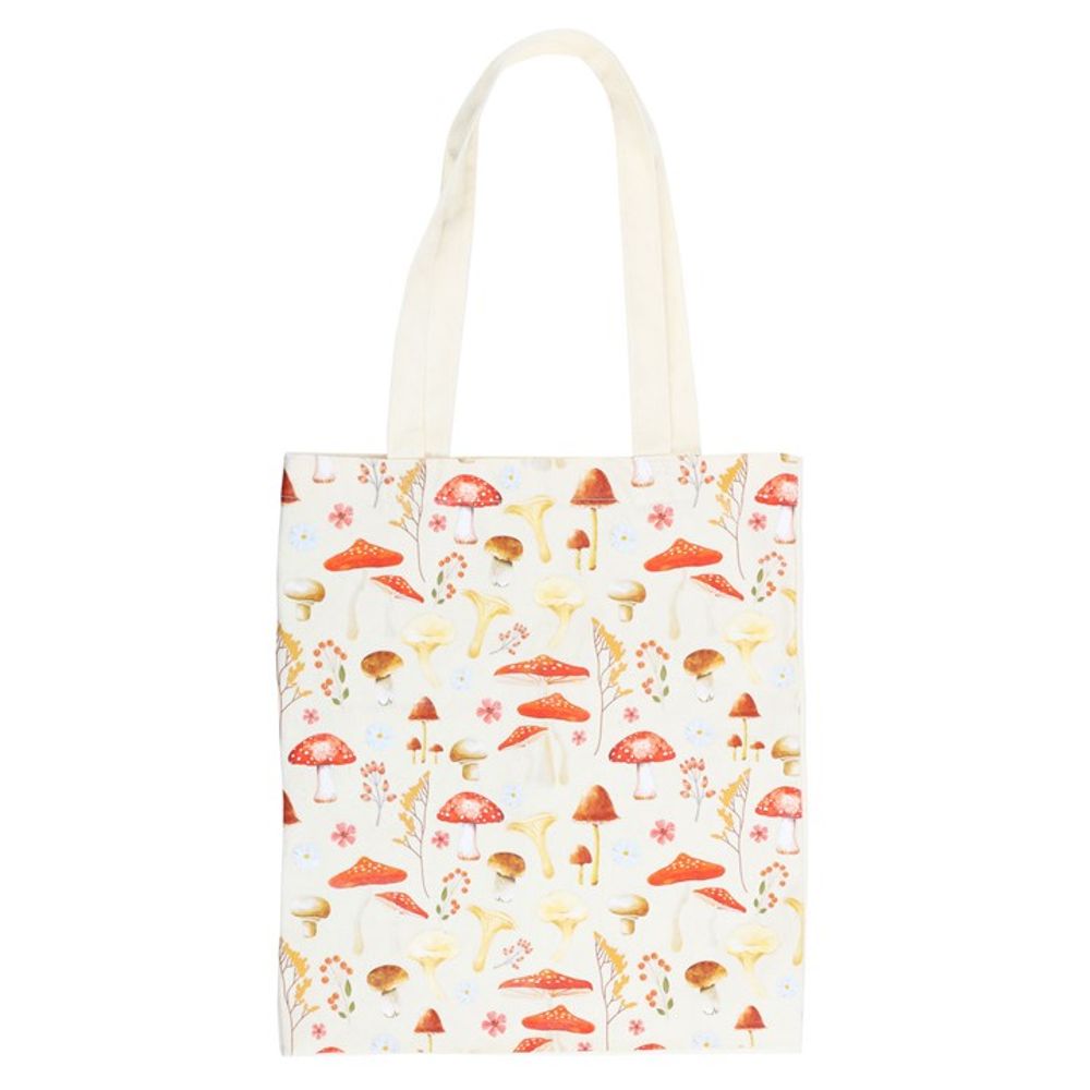 Mushroom Print Tote Bag