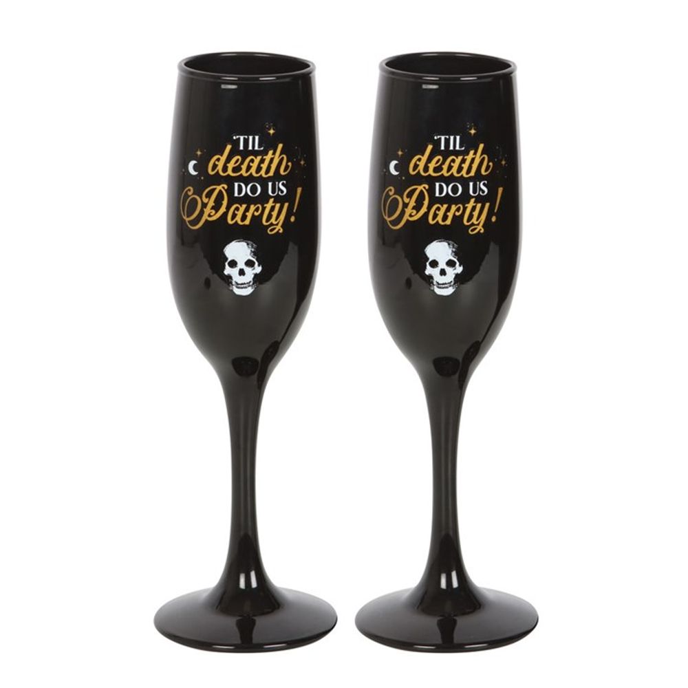 Til Death Do Us Party Champagne Flute Set