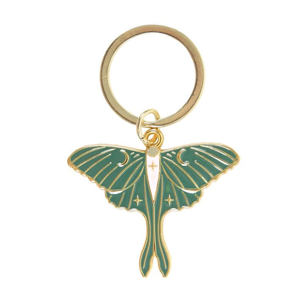 Luna Moth Keyring